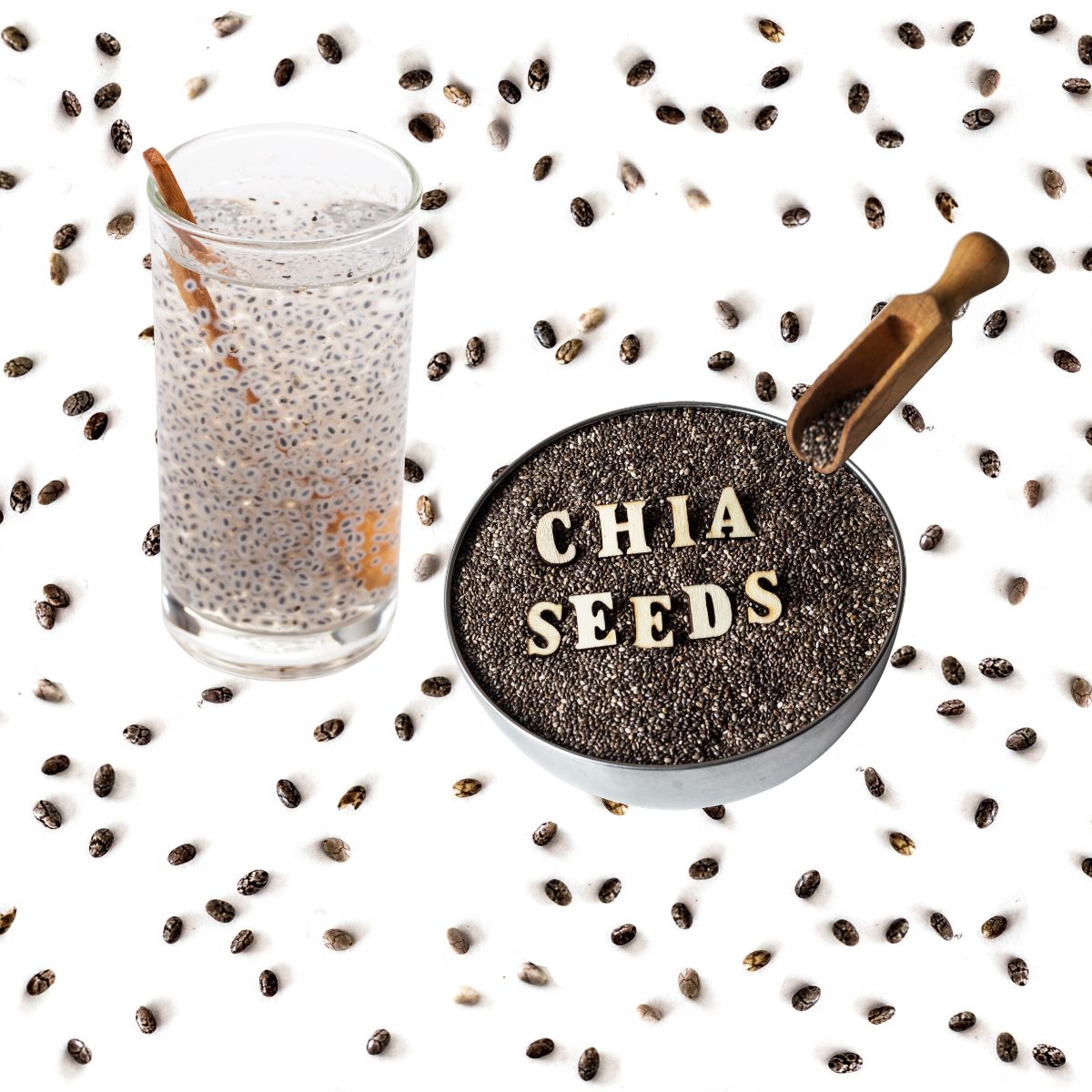 Chia seeds are a great food for teething kids. High in calories, rich in nutrients, and easy to eat with sore gums. 