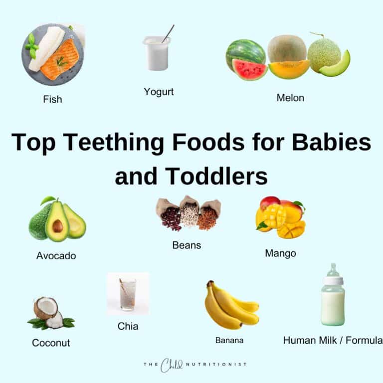 Teething foods that soothe and nourish